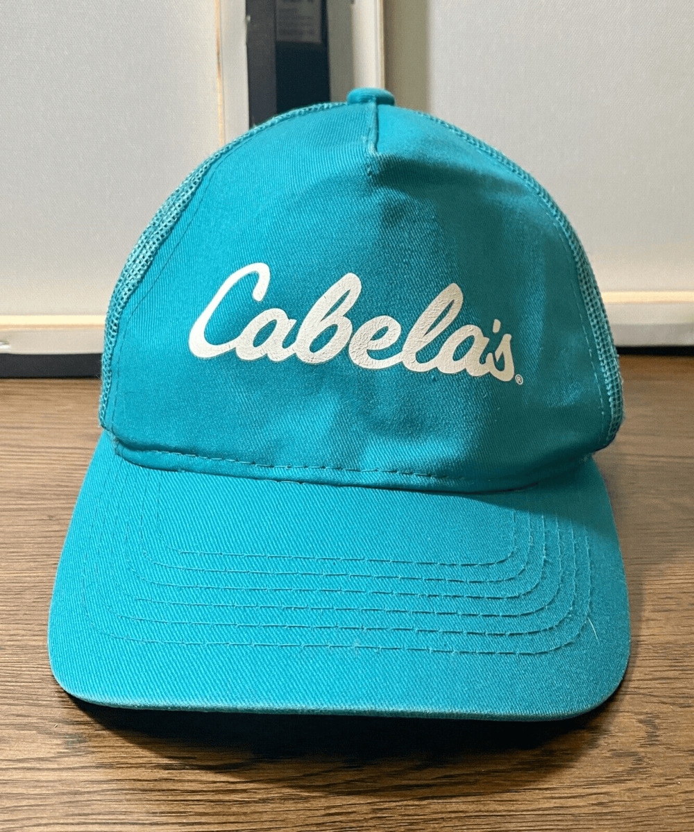 Cabela’s Bass Pro Shop’s Teal Snapback Truckers Hat